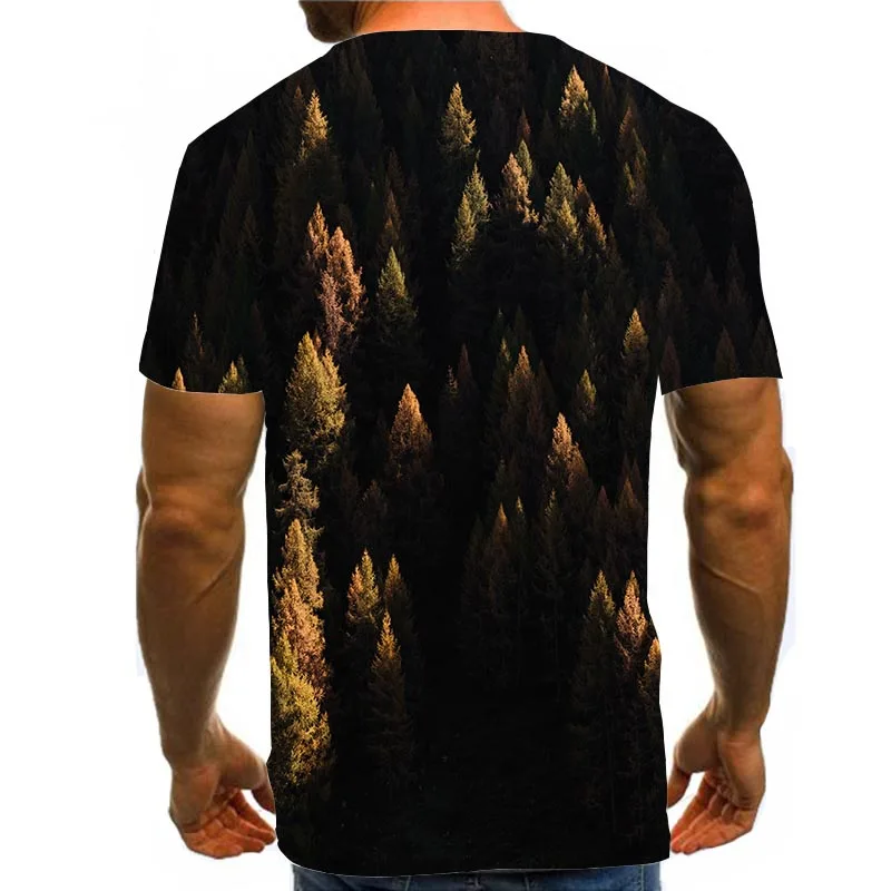 Men's Forest Shirt 3D Print T-Shirt Summer Tree Graphic Tees Natural Pattern Tops
Men's Forest Shirt 3D Print T-Shirt Summer Tree Graphic Tees Natural Pattern Tops