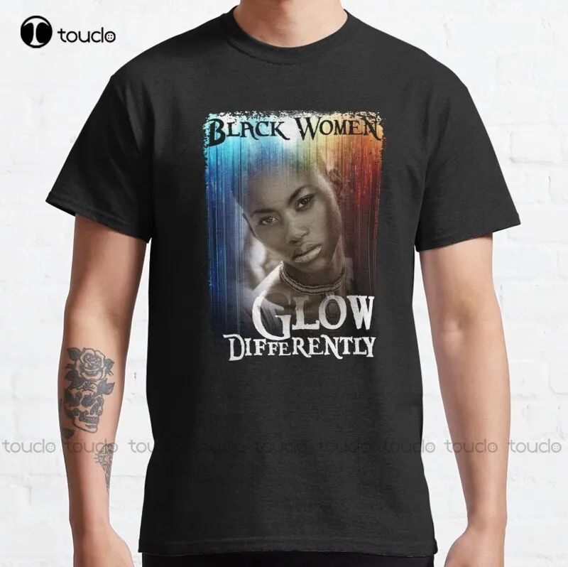 New Black Women Glow Differently 7 Classic T-Shirt Red Shirts For Women Cotton Unisex Tee Shirt
New Black Women Glow Differently 7 Classic T-Shirt Red Shirts For Women Cotton Unisex Tee Shirt