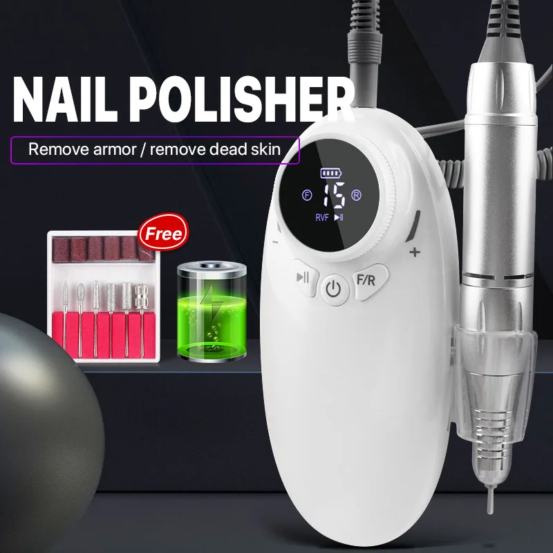 Electric Nail Drill 35000RPM Rechargeable Portable Nail Drill Strong Machine Pedicure Drill Machine Salon Nail Drill Machine
Electric Nail Drill 35000RPM Rechargeable Portable Nail Drill Strong Machine Pedicure Drill Machine Salon Nail Drill Machine