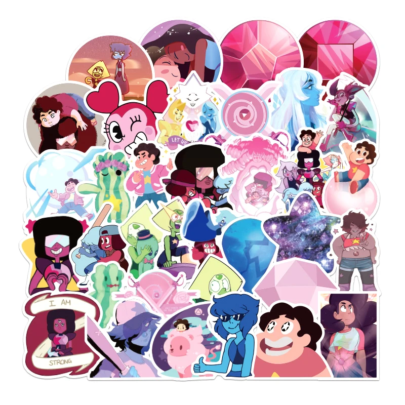 10/30/50pcs/bag America Anime Steven Universe Love Stickers For Draw-bar frame Children's Toys DIY Cars Knapsack Skate Computers | Игрушки