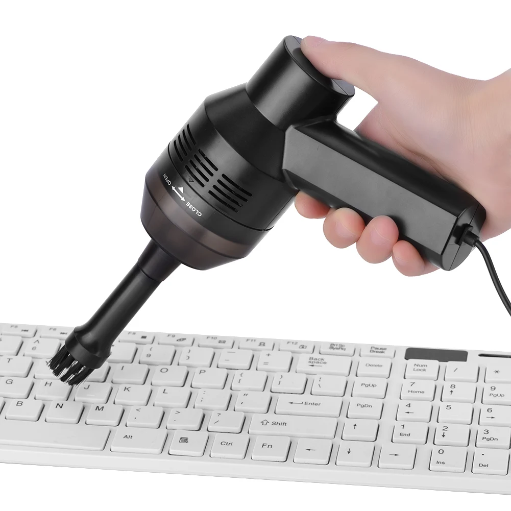 Мини-пылесос с usb-клавиатурой портативный ручной компьютерный пылесборник для