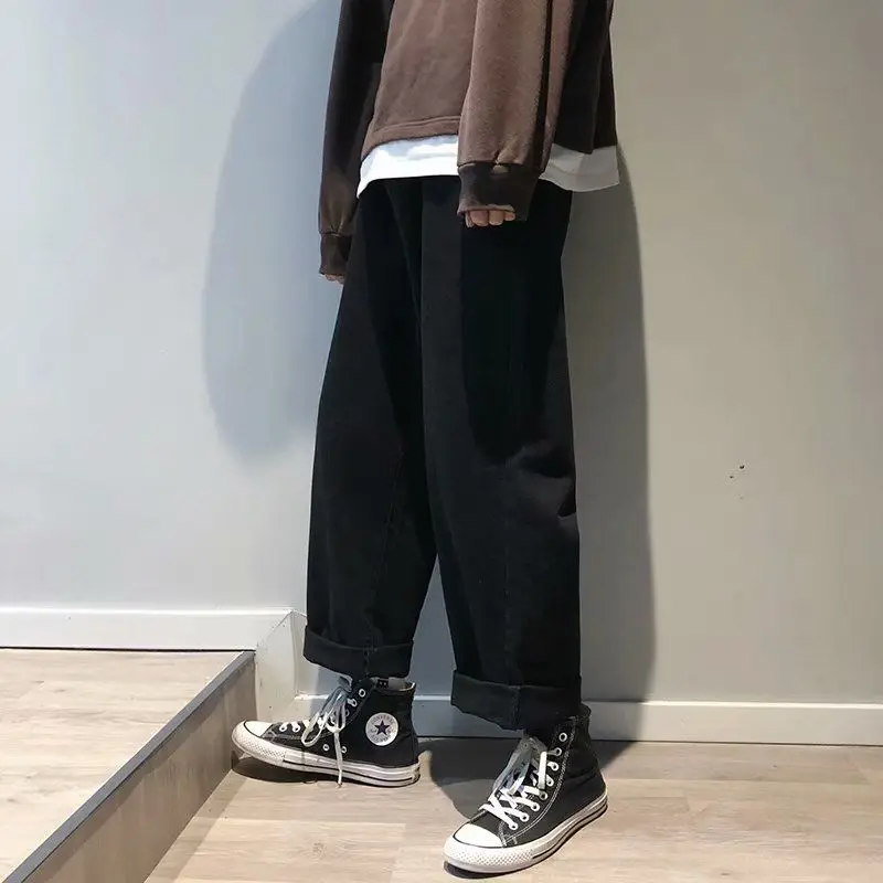 Men's Fashion Loose Straight Wide Leg Pants Autumn New Street Wear Loose Jeans Men's Brand Clothing Ins Hot Style New 2022
Men's Fashion Loose Straight Wide Leg Pants Autumn New Street Wear Loose Jeans Men's Brand Clothing Ins Hot Style New 2022