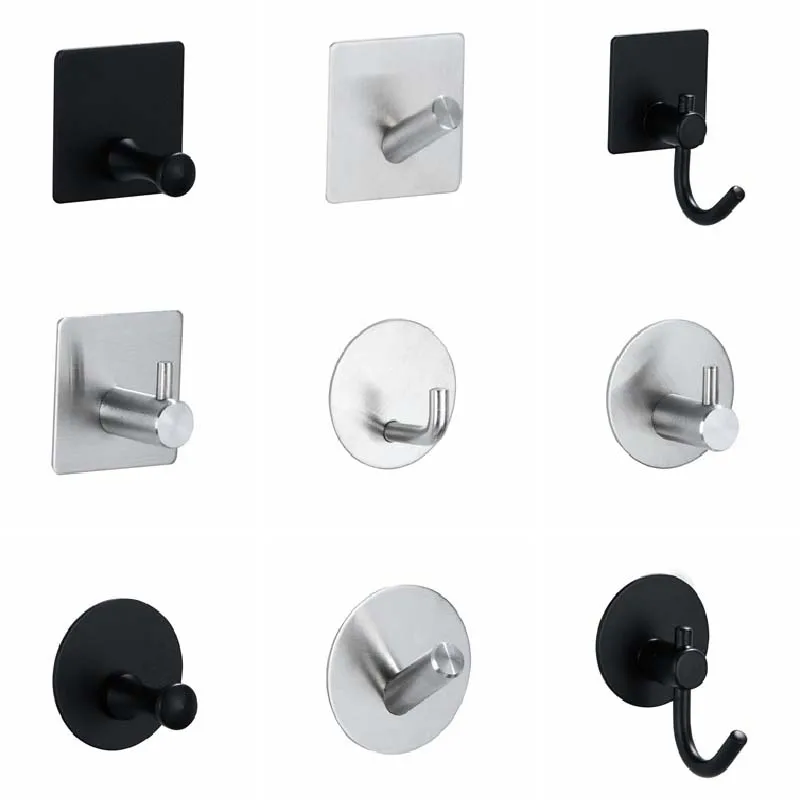 304 Home Black Robe Hook Wall Hook Towel Hook for Bathroom Stainless Steel Coat Hook Rustproof Hook Hanger for Kitchen Hardware
304 Home Black Robe Hook Wall Hook Towel Hook for Bathroom Stainless Steel Coat Hook Rustproof Hook Hanger for Kitchen Hardware