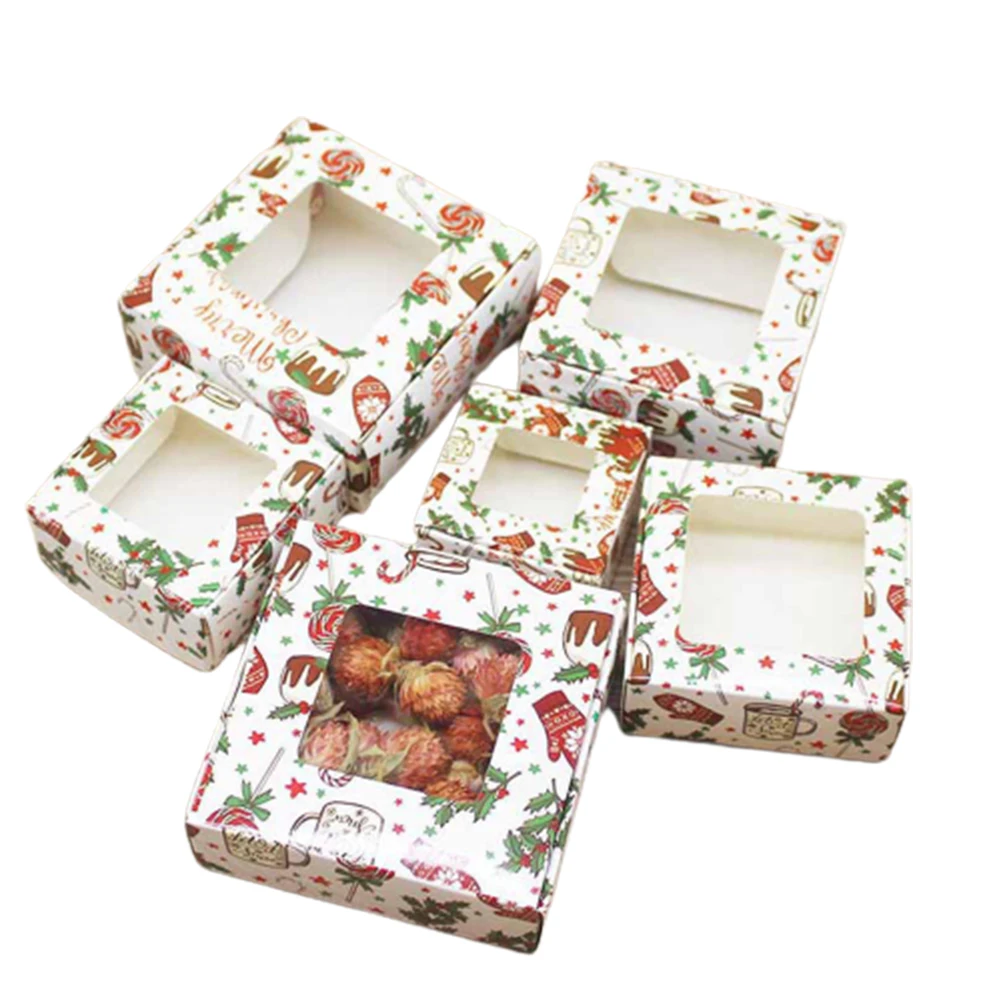 10pcs Kraft Paper Candy Box Merry Christmas Print Box Gifts Box With Window Marbling Style Package Box Home Wedding Party Decor
10pcs Kraft Paper Candy Box Merry Christmas Print Box Gifts Box With Window Marbling Style Package Box Home Wedding Party Decor