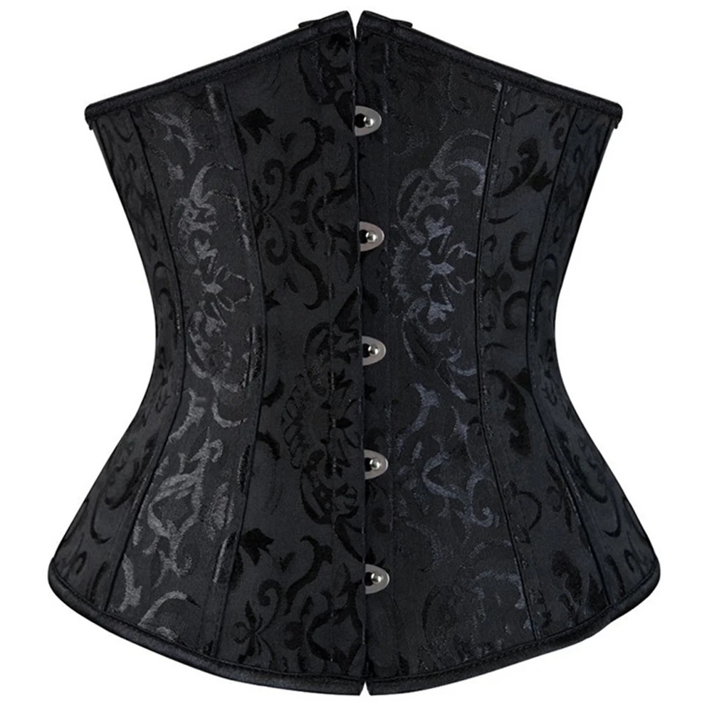 Brocade Gothic Underbust Sexy Corset Waist Cincher Bustiers Top Workout Corselet Belt Plus Size Lingerie Corselet S-6XL
Brocade Gothic Underbust Sexy Corset Waist Cincher Bustiers Top Workout Corselet Belt Plus Size Lingerie Corselet S-6XL