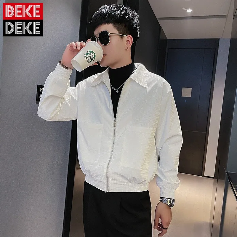 Spring Autumn New Men Zipper Cargo Jacket High Street Casual Loose Short Coat Solid Color Long Sleeve Outerwear Male M-3XL
Spring Autumn New Men Zipper Cargo Jacket High Street Casual Loose Short Coat Solid Color Long Sleeve Outerwear Male M-3XL