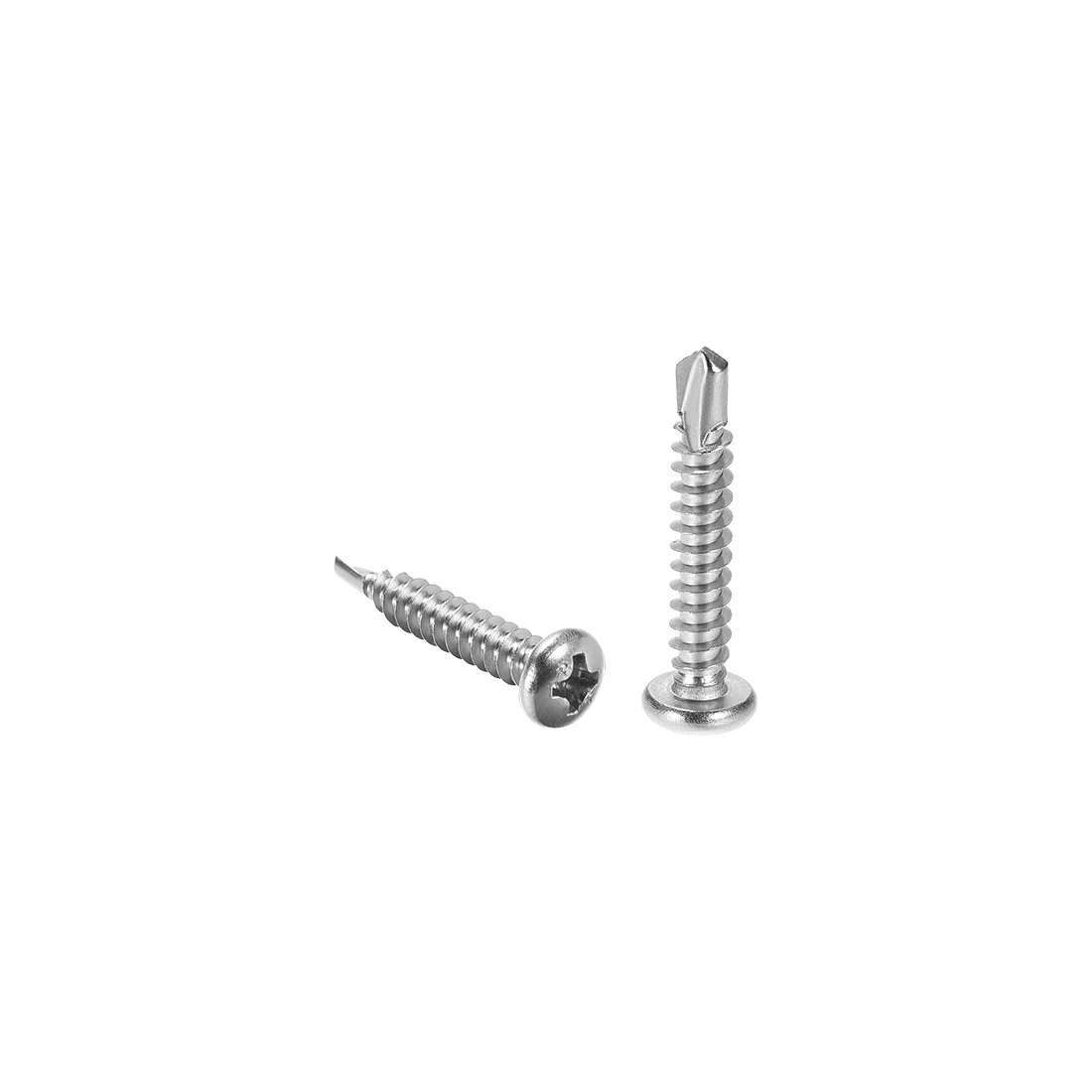 uxcell 60pcs #10 x 1/2" Self Tapping Screws 410 Stainless Steel Phillips Pan Head Self Drilling Screws for Home Office DIY
uxcell 60pcs #10 x 1/2" Self Tapping Screws 410 Stainless Steel Phillips Pan Head Self Drilling Screws for Home Office DIY