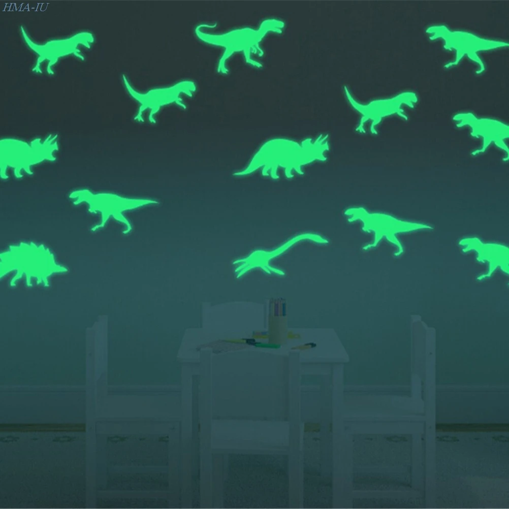 9PCS Luminous Home Decor Decal Baby Kids Room Fluorescent Stickers Dinosaur Glow In The Dark Wall Stickers
9PCS Luminous Home Decor Decal Baby Kids Room Fluorescent Stickers Dinosaur Glow In The Dark Wall Stickers