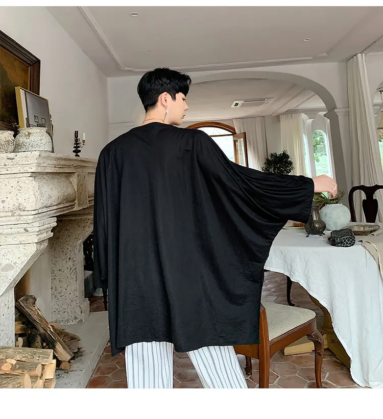 Men Oversize Short Sleeve Loose Black T-shirt Male Streetwear Hip Hop Punk Gothic Casual T Shirt Dress Tees Shirts Cloak Oversiz
Men Oversize Short Sleeve Loose Black T-shirt Male Streetwear Hip Hop Punk Gothic Casual T Shirt Dress Tees Shirts Cloak Oversiz