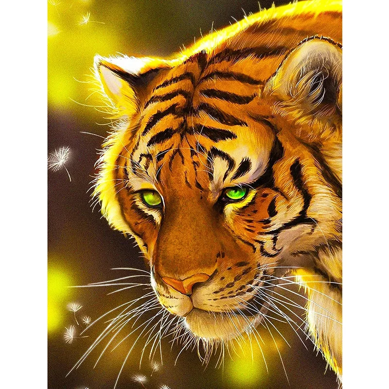 Tiger Diamond Painting, 5D DIY Full Square Diamond Embroidery Kit, Animal Round Rhinestone Cross Stitch, Art Home Decoration
Tiger Diamond Painting, 5D DIY Full Square Diamond Embroidery Kit, Animal Round Rhinestone Cross Stitch, Art Home Decoration