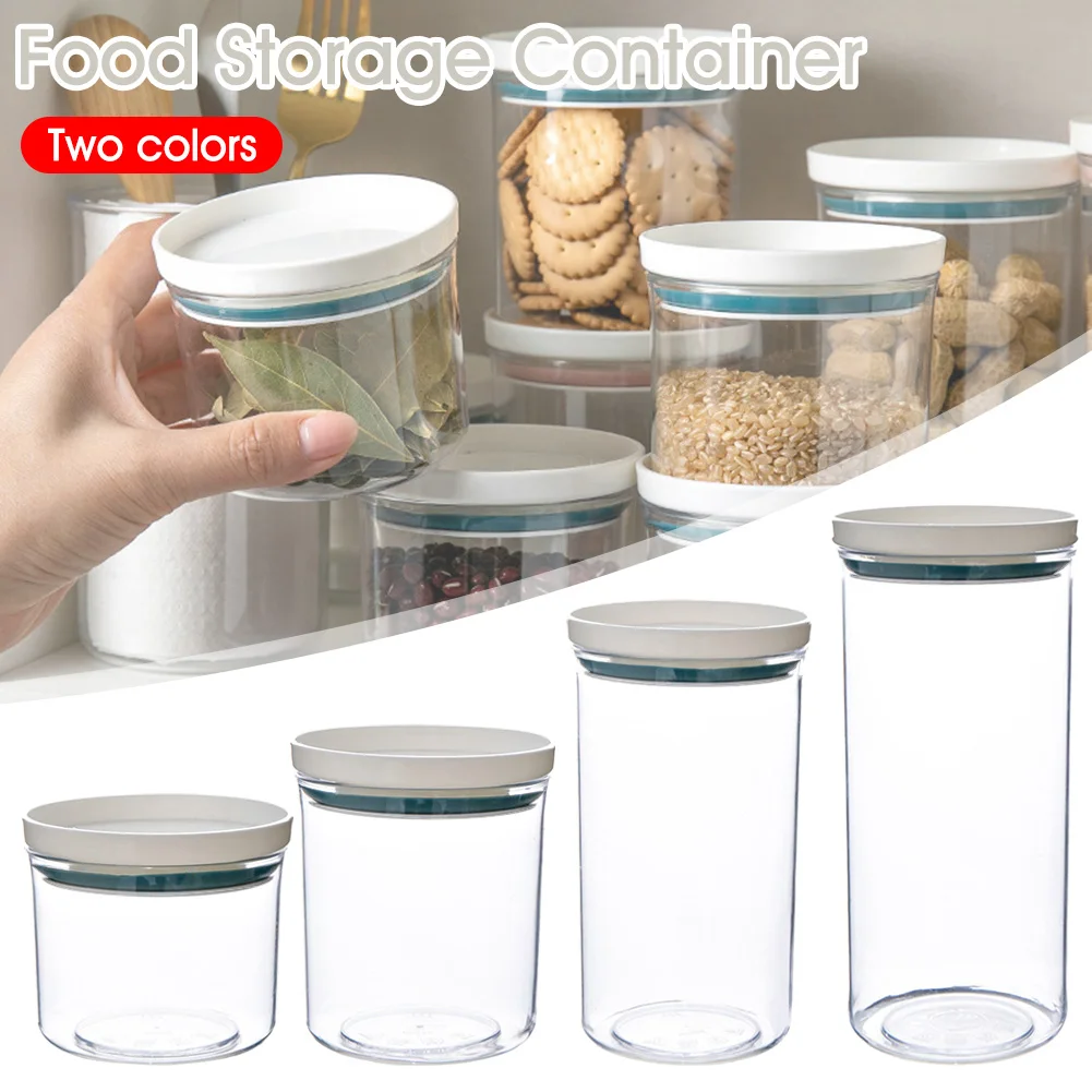 250/350/550/700ml Food Storage Container Kitchen Pantry Organizer with Airtight Lid Stackable Canister for Flour Sugar Cereal
250/350/550/700ml Food Storage Container Kitchen Pantry Organizer with Airtight Lid Stackable Canister for Flour Sugar Cereal