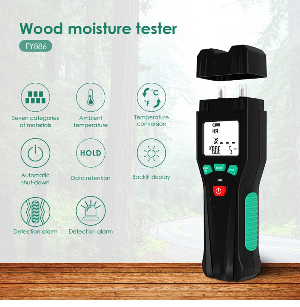 Digital Wood Moisture Meter of Materials Humidity Tester Timber Damp Detector medidor de humedad vochtmeter moisture meter
Digital Wood Moisture Meter of Materials Humidity Tester Timber Damp Detector medidor de humedad vochtmeter moisture meter
