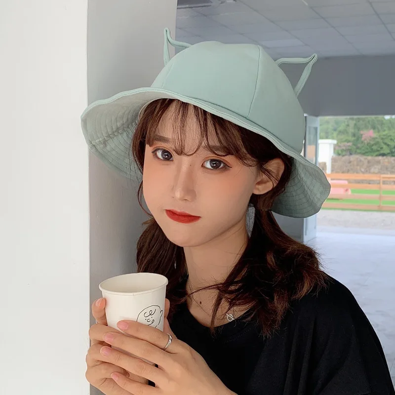 Korean Hat Girls' Spring and Summer Cute Bucket Hat Japanese Leisure Soft Girl Stereo Ears Bucket Hat
Korean Hat Girls' Spring and Summer Cute Bucket Hat Japanese Leisure Soft Girl Stereo Ears Bucket Hat