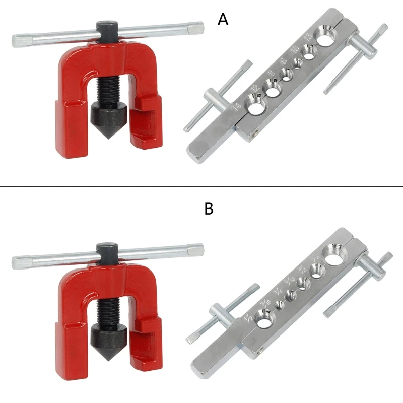 Tubing Pipes Flaring Tools Set Manual Pipes Expander Metric/Inch Expansion Mouthparts Device For Copper Tube Flaring Tools
Tubing Pipes Flaring Tools Set Manual Pipes Expander Metric/Inch Expansion Mouthparts Device For Copper Tube Flaring Tools