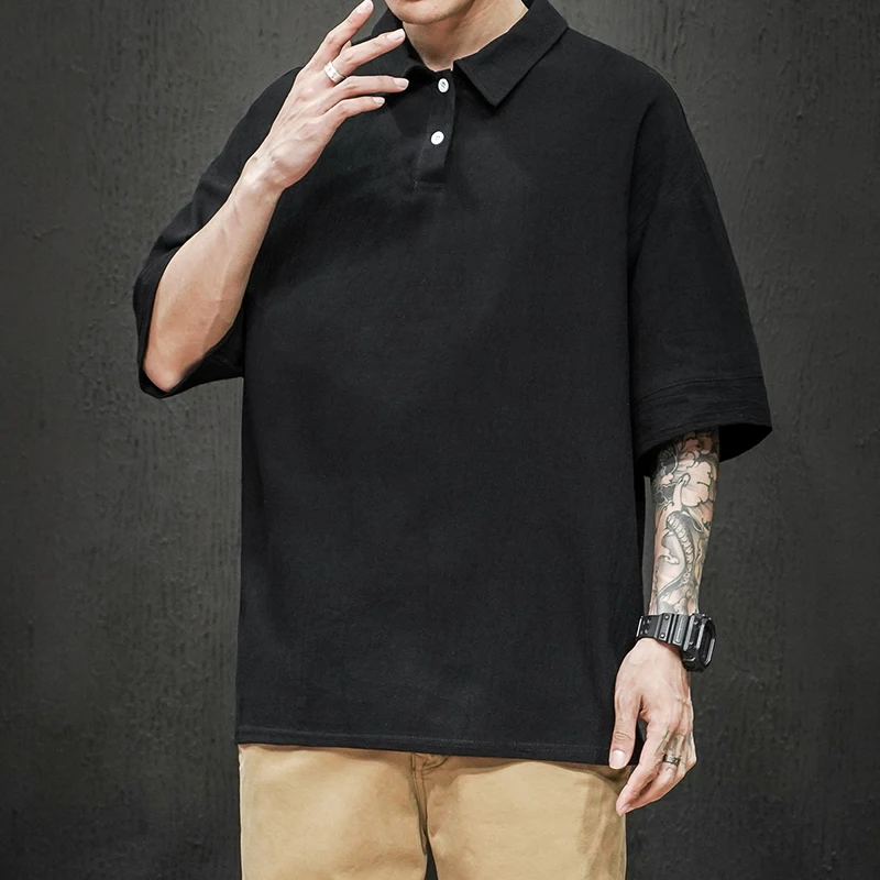 Solid Print Polo Shirt Men Summer Letter Polo Shirt Casual Fashion Polo Shirt Men Short Sleeve Lapel Loose Top Big Size 5XL New
Solid Print Polo Shirt Men Summer Letter Polo Shirt Casual Fashion Polo Shirt Men Short Sleeve Lapel Loose Top Big Size 5XL New