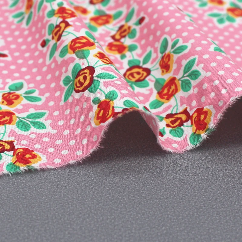 50*147cm Cotton Pink Printed Polka Dot Fabric Children's Dress Apparel Fabric Cotton Floral Fabric Handmade DIY Fabric
50*147cm Cotton Pink Printed Polka Dot Fabric Children's Dress Apparel Fabric Cotton Floral Fabric Handmade DIY Fabric