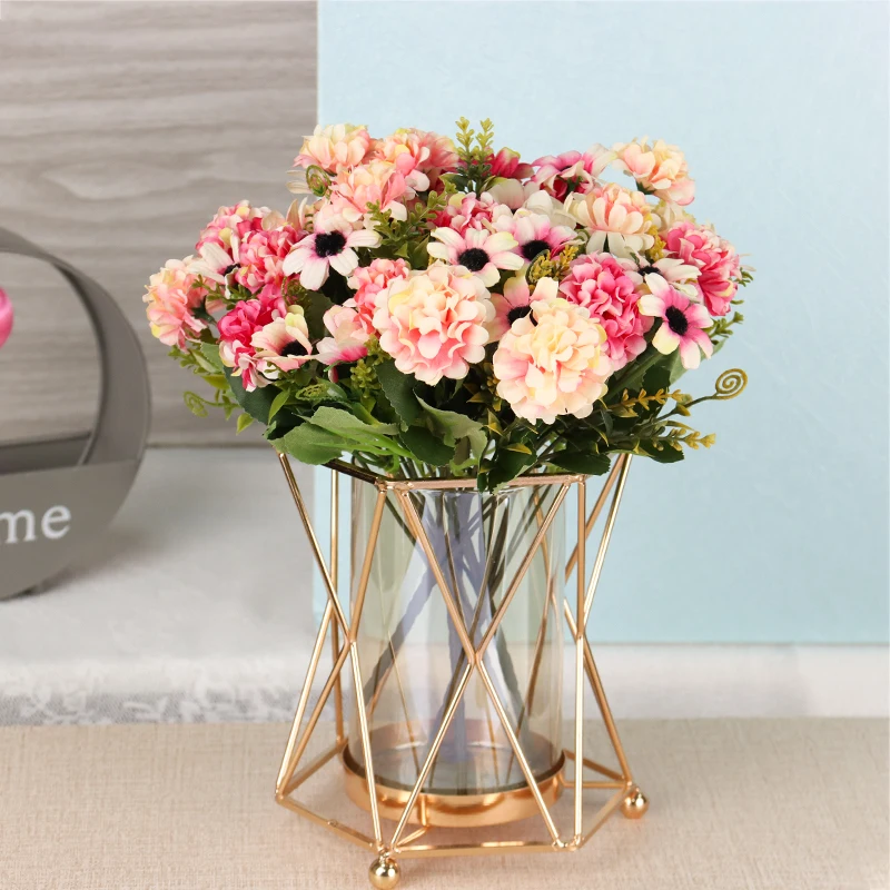 Artificial Flowers Vintage Silk Hydrangea 30cm Bouquet Vintage Bride Holding Fake Flowers Home Wedding Decoration Accessories 
Artificial Flowers Vintage Silk Hydrangea 30cm Bouquet Vintage Bride Holding Fake Flowers Home Wedding Decoration Accessories