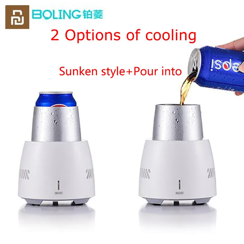 Youpin BOLING Smart Touch Control Fridge Drink Cooler Cup 350ml Quick Frozen Drink Cooler Portable Refrigerator Rapid Cooling
Youpin BOLING Smart Touch Control Fridge Drink Cooler Cup 350ml Quick Frozen Drink Cooler Portable Refrigerator Rapid Cooling