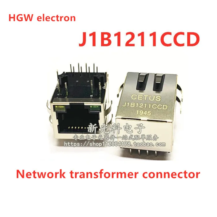 10 шт. J1B1211CCD RJ45 с гнездом для лампы, разъем USB, сетевой трансформатор, Сетевой интерфейс Ethernet
10 шт. J1B1211CCD RJ45 с гнездом для лампы, разъем USB, сетевой трансформатор, Сетевой интерфейс Ethernet