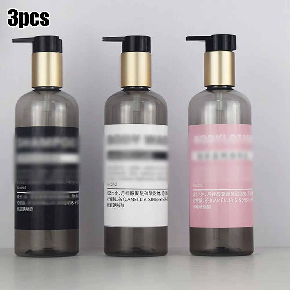 3pc 300ml Lotion Bottle Pump Empty Bottles Shampoo Container Soap Mousses For Storing Shampoo Hair Conditioner
3pc 300ml Lotion Bottle Pump Empty Bottles Shampoo Container Soap Mousses For Storing Shampoo Hair Conditioner
