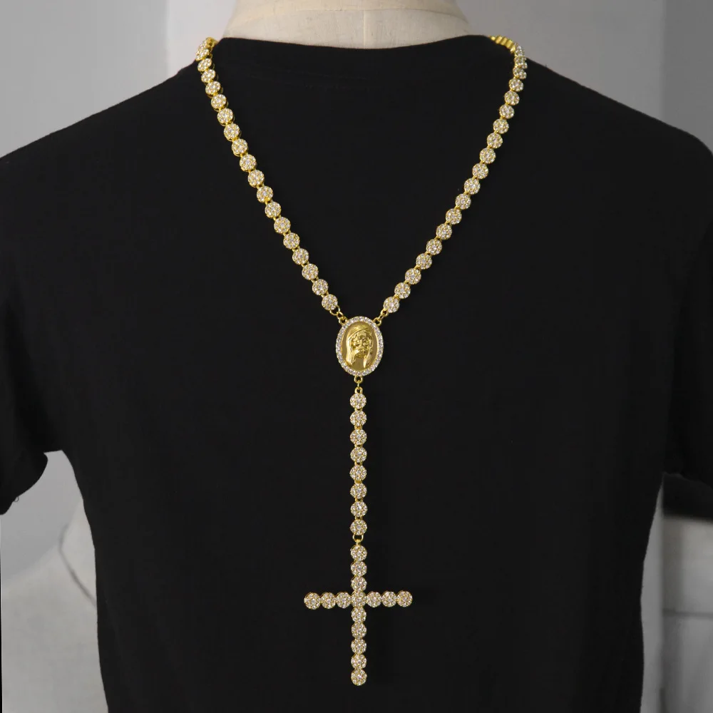 European And American Hip Hop Men's Jesus Round Fashion Pendant Necklace Segmented Retro Creativity Jewelry Pendant Gift
European And American Hip Hop Men's Jesus Round Fashion Pendant Necklace Segmented Retro Creativity Jewelry Pendant Gift