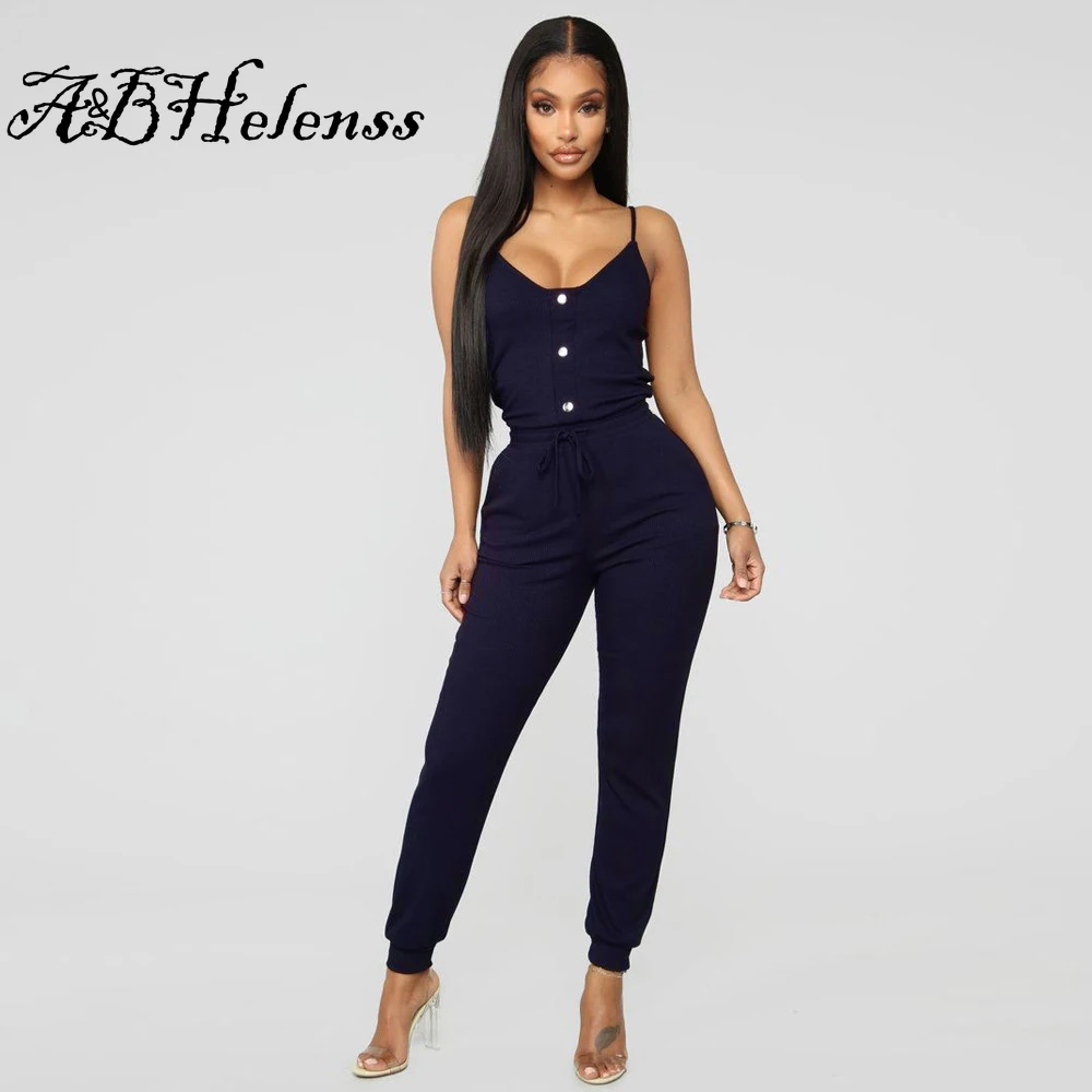 A&BHelenss Summer One Piece Overalls for Women Deep V Neck Sleeveless Full Length Romper Elegant Button Open Back Jumpsuit
A&BHelenss Summer One Piece Overalls for Women Deep V Neck Sleeveless Full Length Romper Elegant Button Open Back Jumpsuit