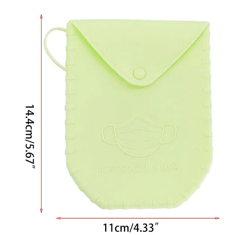 Portable Silicone Face Masks Storage Box Clip Dustproof Masks Case Temporary Disposable Organizer
Portable Silicone Face Masks Storage Box Clip Dustproof Masks Case Temporary Disposable Organizer