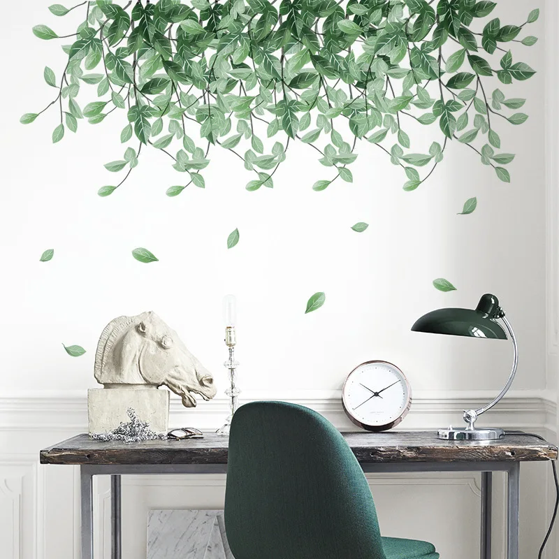 Fluttering Green Leaves Wall Stickers Living Room Bedroom Sofa Wall Decor Vinyl PVC Wall Decals Art Murals Home Decoration
Fluttering Green Leaves Wall Stickers Living Room Bedroom Sofa Wall Decor Vinyl PVC Wall Decals Art Murals Home Decoration