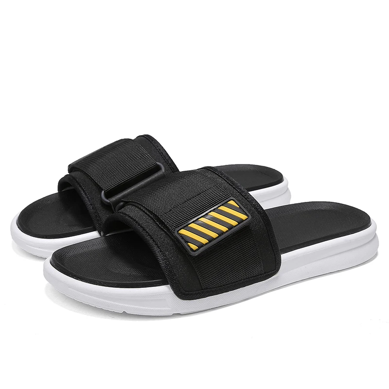 Summer Comfortable Beach Shoe Large Size Slides Men Thick-Soled Casual Shoes Stripes Sandals For Men Fashion Bathroom Slippers
Summer Comfortable Beach Shoe Large Size Slides Men Thick-Soled Casual Shoes Stripes Sandals For Men Fashion Bathroom Slippers
