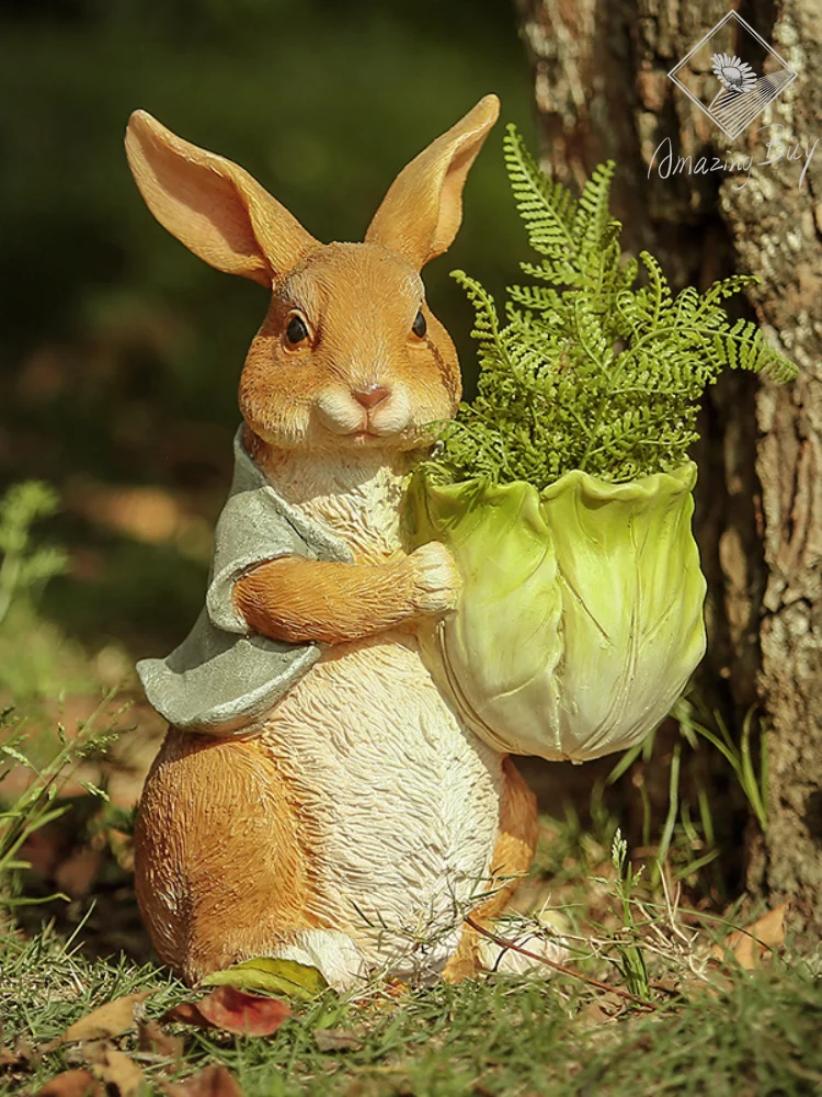 Animal Rabbit Creative SimulationResin Flowerpot Cachepot for Flowers Plant Pots Outdoor Balcony Garden Accessories Decoration
Animal Rabbit Creative SimulationResin Flowerpot Cachepot for Flowers Plant Pots Outdoor Balcony Garden Accessories Decoration