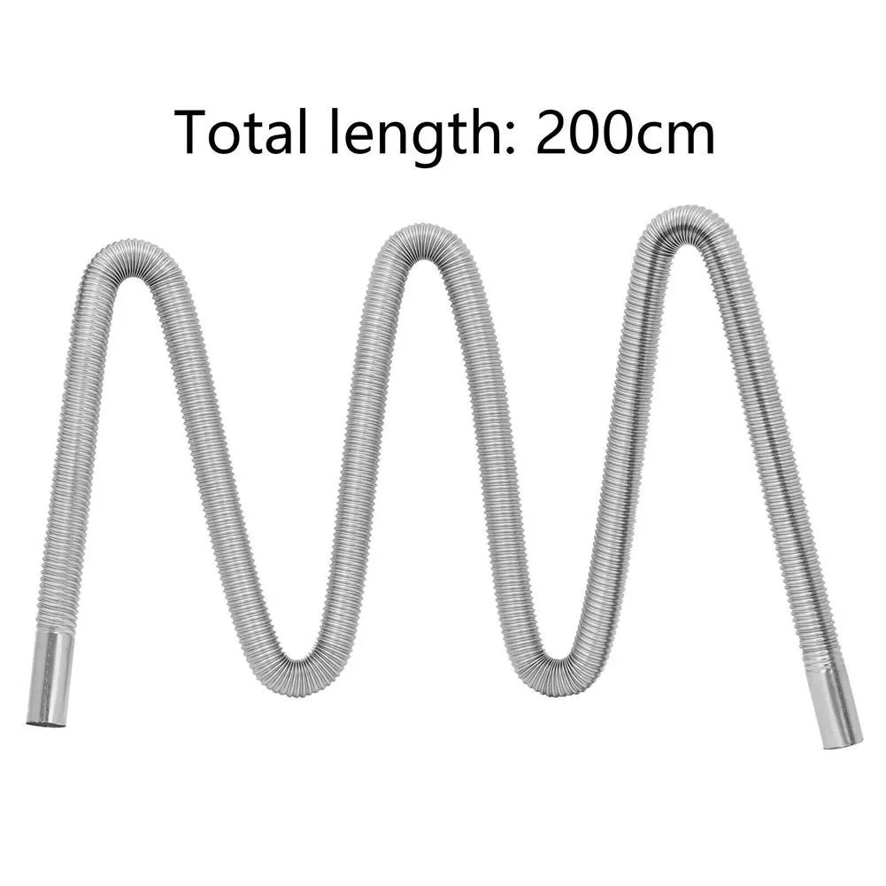200cm Stainless Steel Car Exhaust Pipe Parking Air Heater Tank Diesel Gas Vent Exhaust Hoses Auto Replacement Accessories
200cm Stainless Steel Car Exhaust Pipe Parking Air Heater Tank Diesel Gas Vent Exhaust Hoses Auto Replacement Accessories