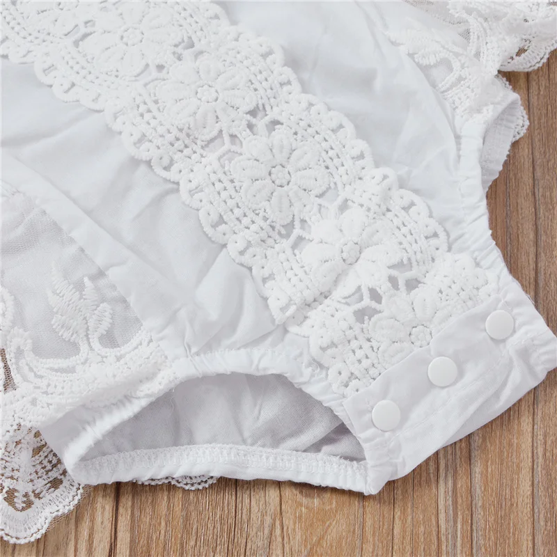 Baby Girls Summer Casual Romper, White Solid Color Sleeveless Boat Neck, 0-24 Months
Baby Girls Summer Casual Romper, White Solid Color Sleeveless Boat Neck, 0-24 Months