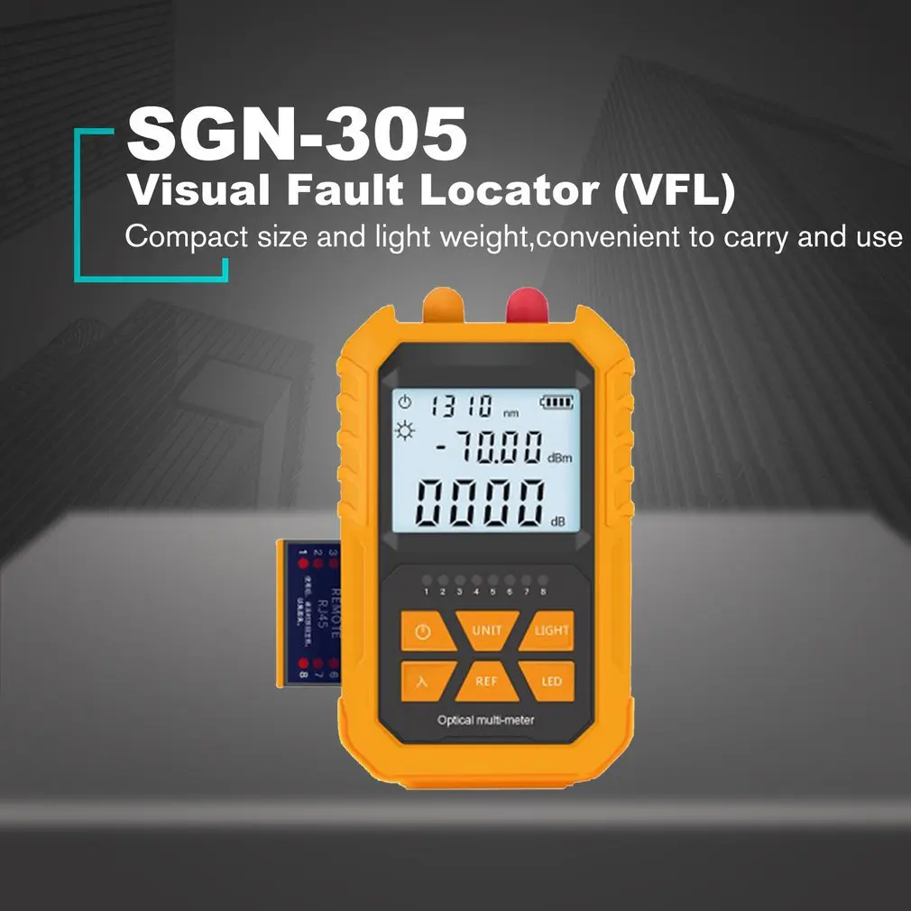 New 3 in 1 Visual Fault Locator Network Fiber Optic Cable Tester 5km Red Light Laser Pen LED Lighting Optical Power Meter
New 3 in 1 Visual Fault Locator Network Fiber Optic Cable Tester 5km Red Light Laser Pen LED Lighting Optical Power Meter