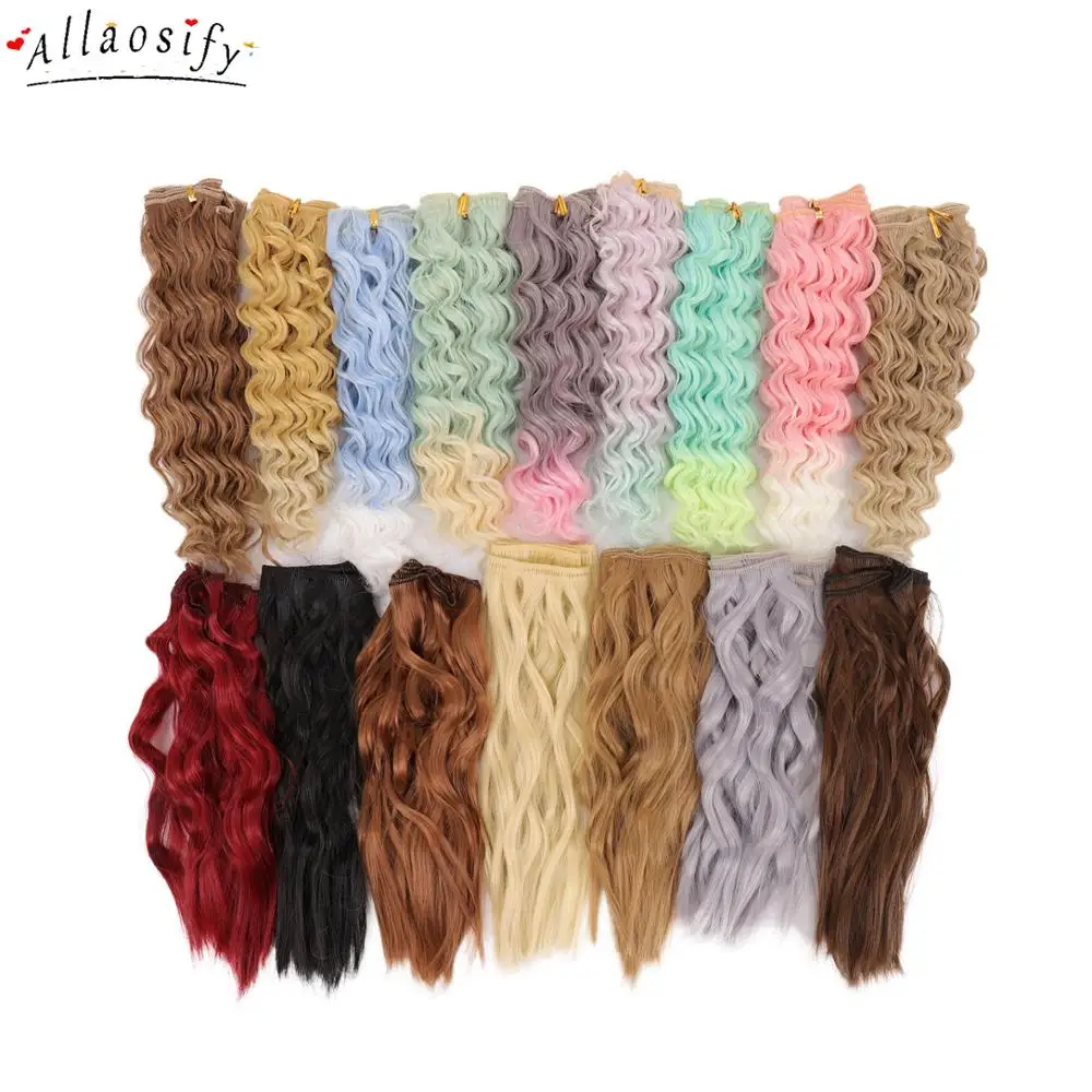 Allaosify кукольные парики для кукол, 25 см * 100 см 
Allaosify кукольные парики для кукол, 25 см * 100 см