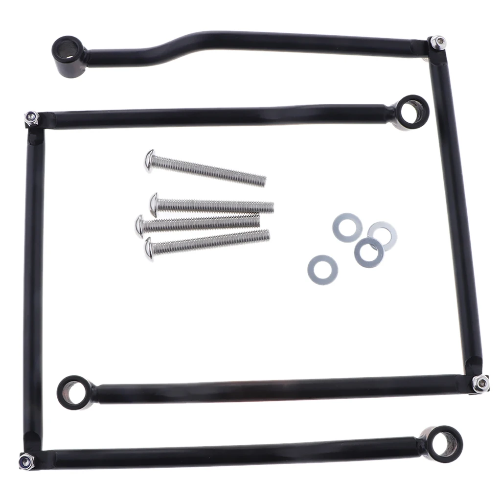2x Aluminum Alloy Saddlebag Brackets Universal for Harley Crusier - Black
2x Aluminum Alloy Saddlebag Brackets Universal for Harley Crusier - Black