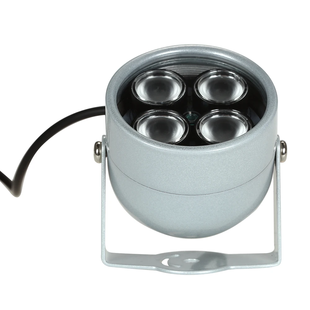 4pcs High Power LED IR Array Illuminator Lamp for CCTV Security Camera Silver | Безопасность и защита