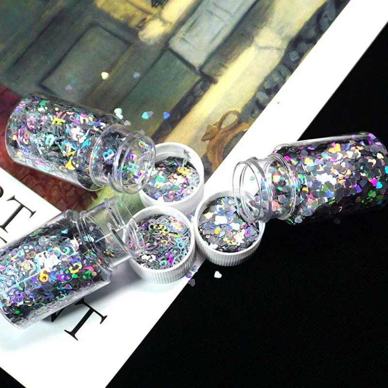 2021 New Silvery Chunky Glitter Epoxy Resin Festival Chunky Heart Number Letter Sequins 
2021 New Silvery Chunky Glitter Epoxy Resin Festival Chunky Heart Number Letter Sequins