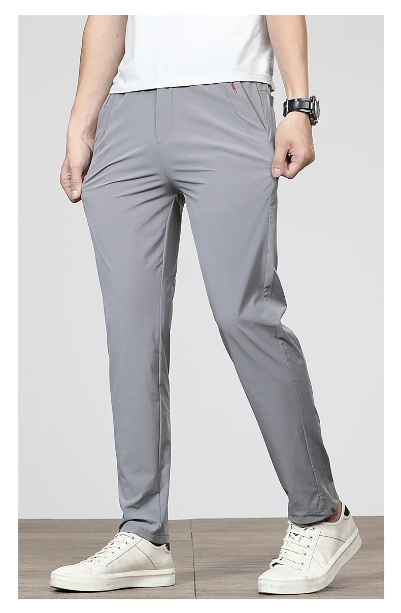Mens Pants male Casual Trousers For Men Cotton Pants Slim Fit Summer Thin Fashion Gray Army Green Black Comfortable Clothes
Mens Pants male Casual Trousers For Men Cotton Pants Slim Fit Summer Thin Fashion Gray Army Green Black Comfortable Clothes