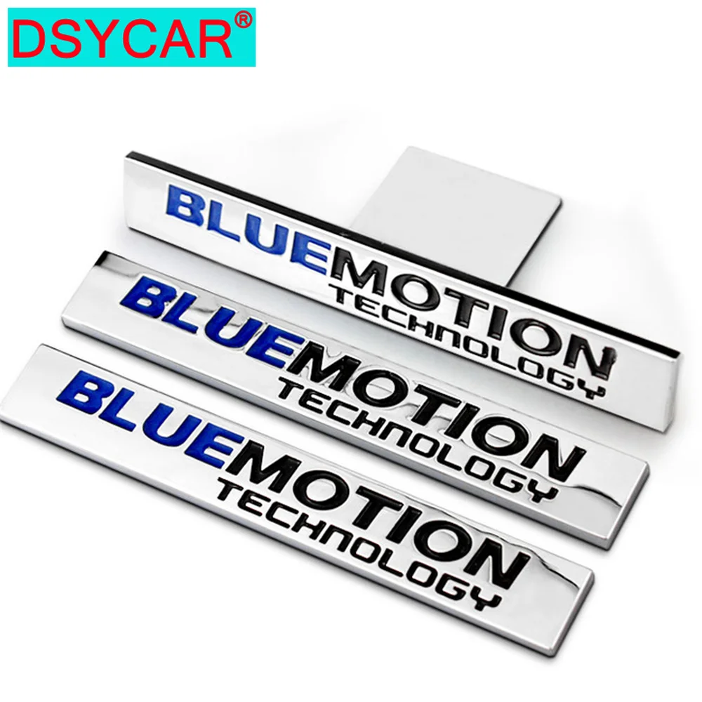 DSYCAR 1 шт. 3D металлический синий движущийся автомобиль боковое крыло задний