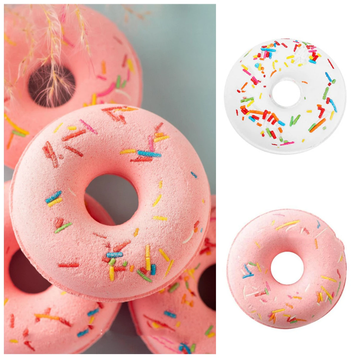 1pc Creative Donut Shape Bath Salt Ball Explosion Bath Balls Bubble Bomb Bath Shower Skin Care Products Bathing Tools
1pc Creative Donut Shape Bath Salt Ball Explosion Bath Balls Bubble Bomb Bath Shower Skin Care Products Bathing Tools