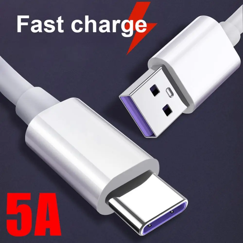 5A USB Type C Phone Super Fast Quick Charging Cable Data Sync Cord for Huawei Mobile Phone Accessories
5A USB Type C Phone Super Fast Quick Charging Cable Data Sync Cord for Huawei Mobile Phone Accessories