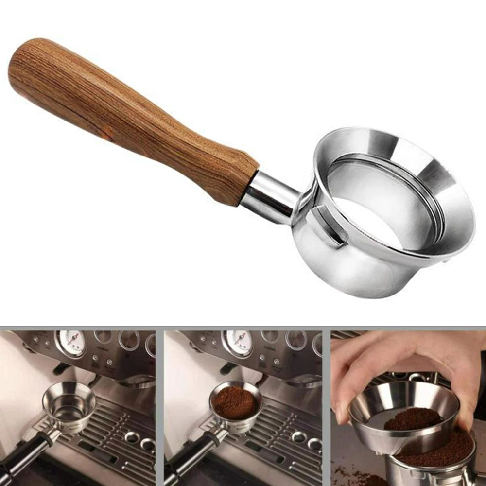 1 Pcs 54mm Coffee Bottomless Portafilter Dosing Ring For Breville 870/878/880 Filter Home Cafe Coffeeware Supplies
1 Pcs 54mm Coffee Bottomless Portafilter Dosing Ring For Breville 870/878/880 Filter Home Cafe Coffeeware Supplies