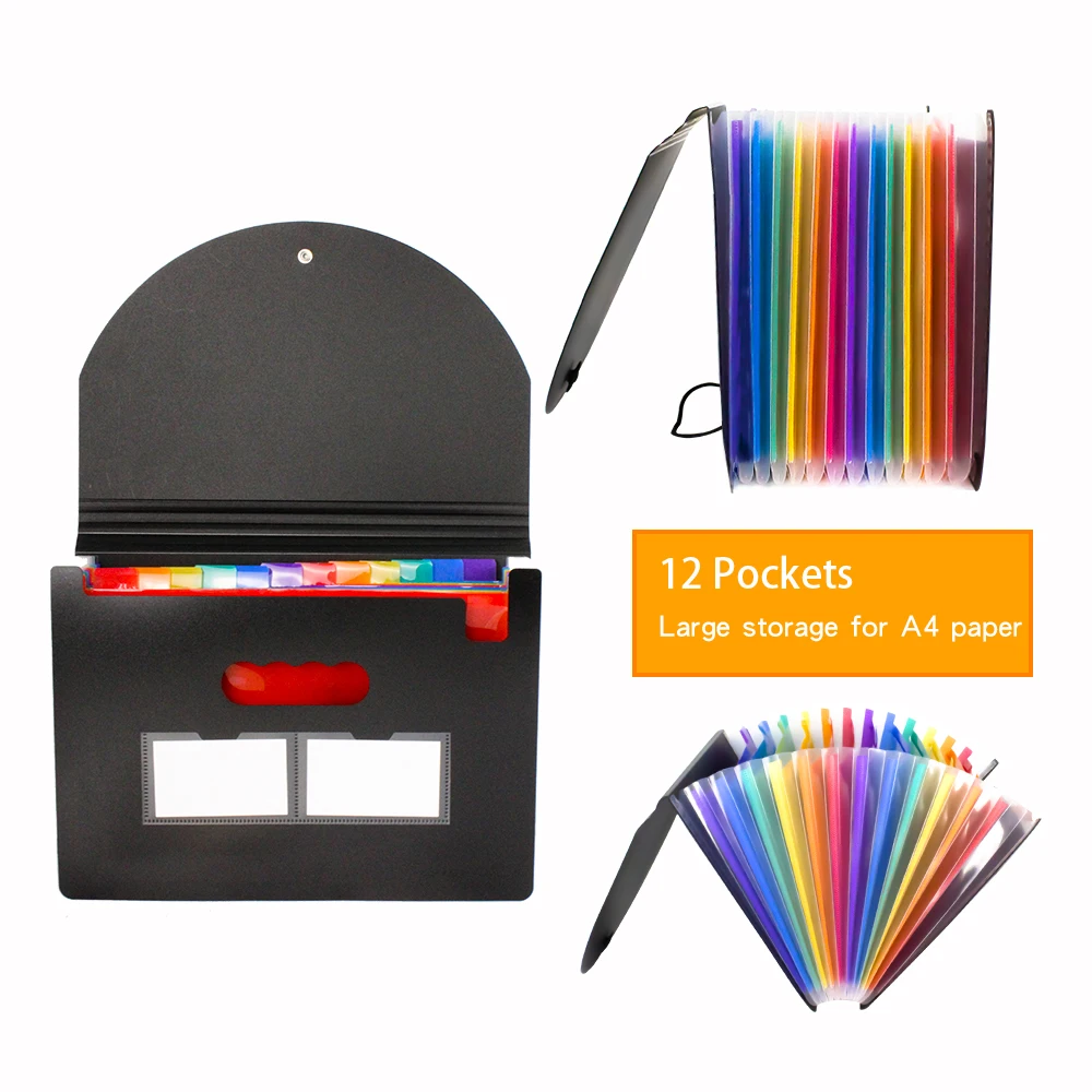 Expanding File Folder Document Paper Folder 12/24 Pockets Organizer Holder Office Stationery Accordion File A4 Paper Storage Box
Expanding File Folder Document Paper Folder 12/24 Pockets Organizer Holder Office Stationery Accordion File A4 Paper Storage Box
