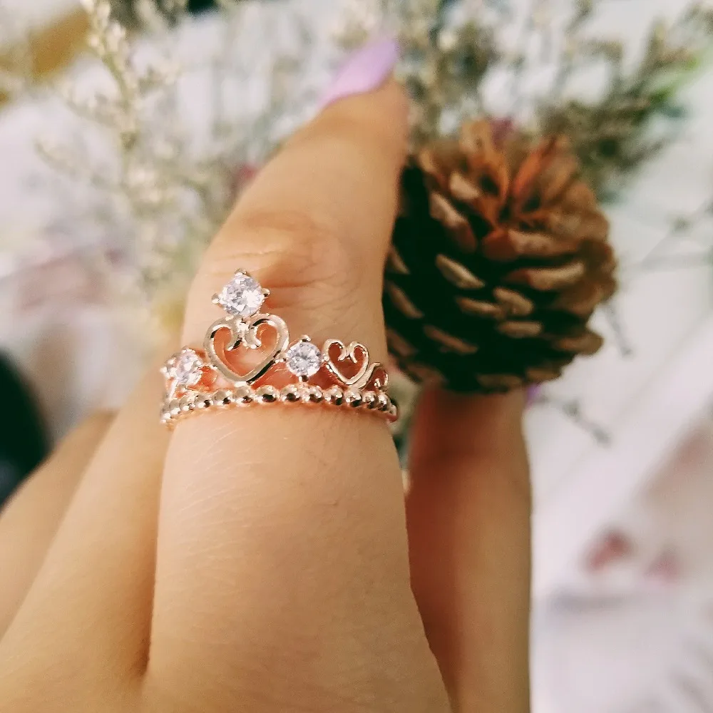 Solid Real 925 Sterling Silver Ring Crown Ring Set For Women Pure Wedding Engagement ROSE GOLD Fashion Jewelry Christmas R4617S
Solid Real 925 Sterling Silver Ring Crown Ring Set For Women Pure Wedding Engagement ROSE GOLD Fashion Jewelry Christmas R4617S