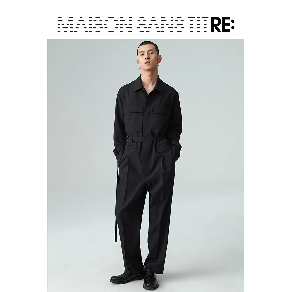 Новинка 2022, Мужская одежда, стильный модный подиумный оригинальный черный комбинезон с большими карманами, женский комбинезон
Новинка 2022, Мужская одежда, стильный модный подиумный оригинальный черный комбинезон с большими карманами, женский комбинезон