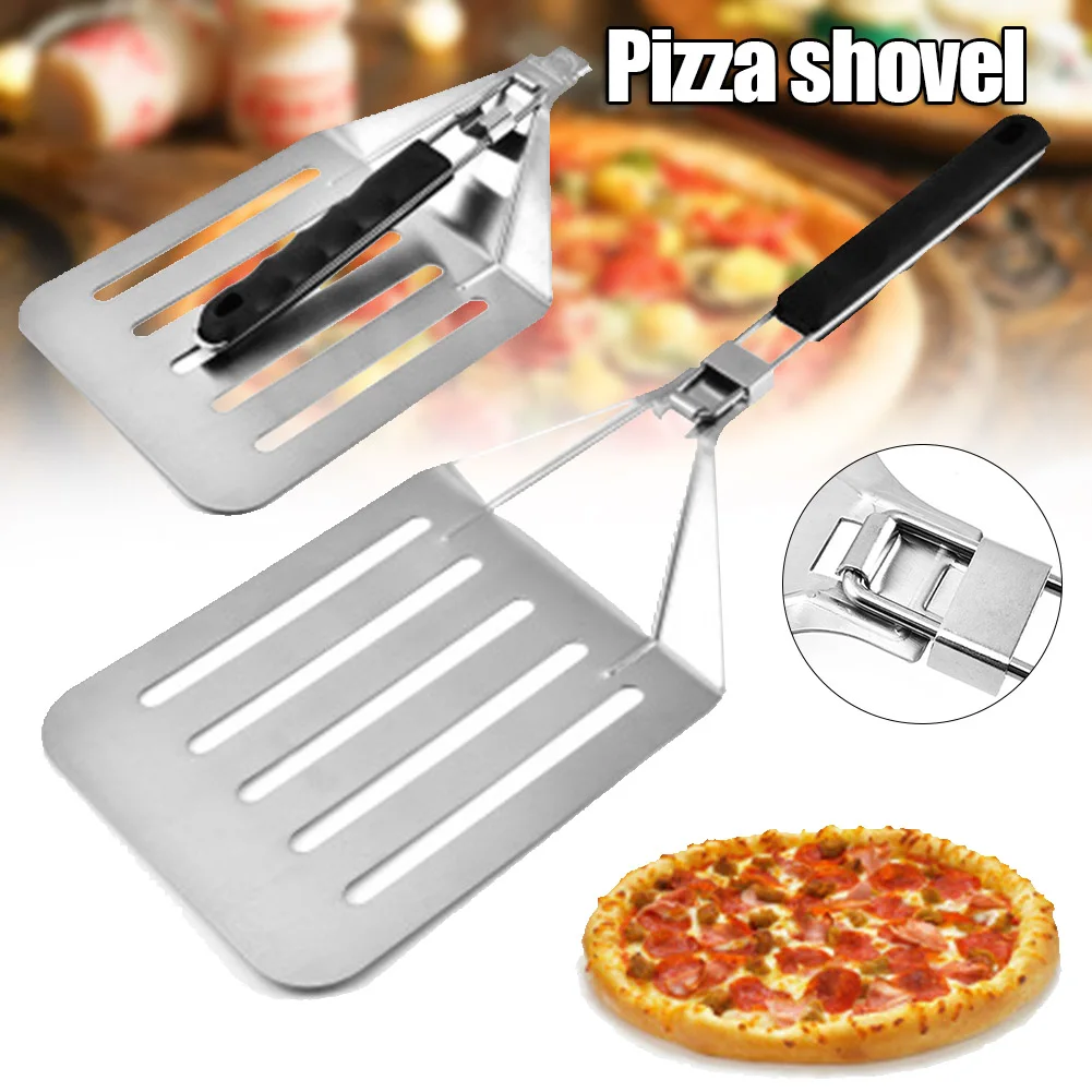 Stainless Steel Cake Pizza Shovel Plus Size Folding with Non-Slip Hand Handle Kitchen THJ99
Stainless Steel Cake Pizza Shovel Plus Size Folding with Non-Slip Hand Handle Kitchen THJ99