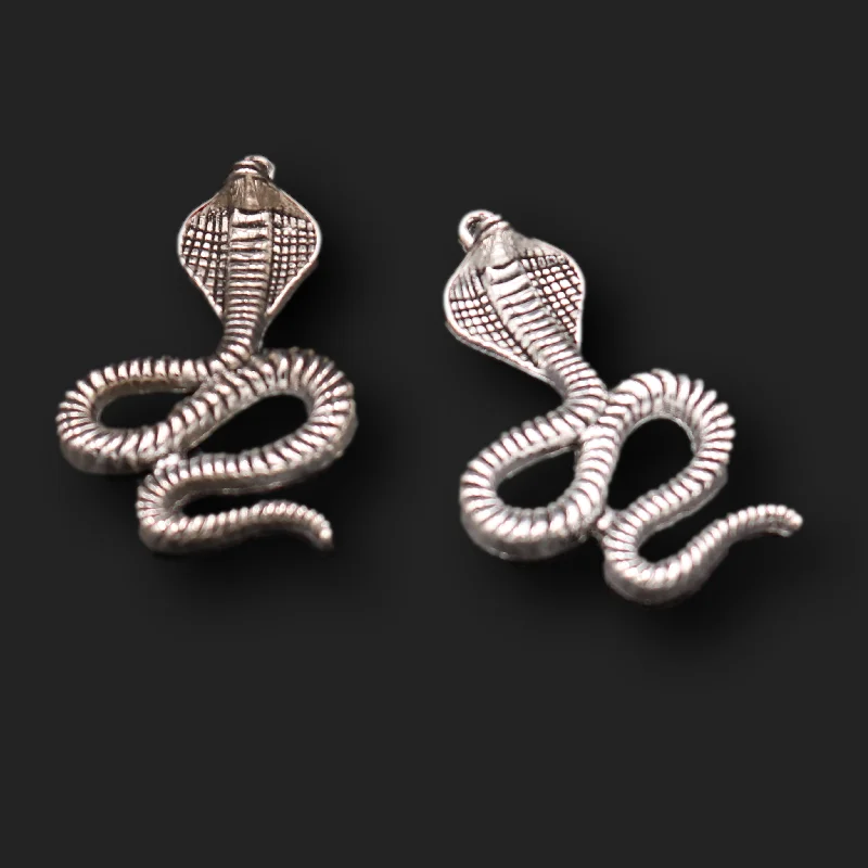 6pcs Silver Plated 3D Pharaoh’s Patron Saint Beast Eye Snake Pendant DIY Charm Necklace Earrings Jewelry Crafts Making P834
6pcs Silver Plated 3D Pharaoh’s Patron Saint Beast Eye Snake Pendant DIY Charm Necklace Earrings Jewelry Crafts Making P834