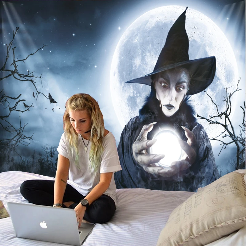 Moon Ghost Halloween Tapestry Hippie Wall Tapestry Bohemian Tapestry Mandala Decoration Tapestry Bedroom Decoration Tapestry
Moon Ghost Halloween Tapestry Hippie Wall Tapestry Bohemian Tapestry Mandala Decoration Tapestry Bedroom Decoration Tapestry