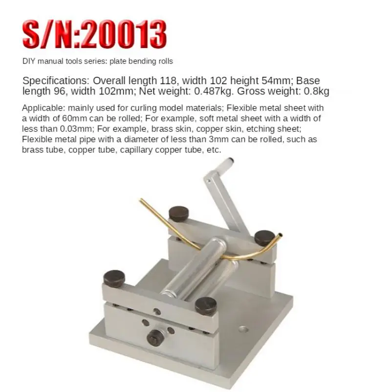 Сделай Сам ручная машина для прокатки пластин мягкий металлический лист мягкая металлическая трубка Мини гибочная машина
Сделай Сам ручная машина для прокатки пластин мягкий металлический лист мягкая металлическая трубка Мини гибочная машина