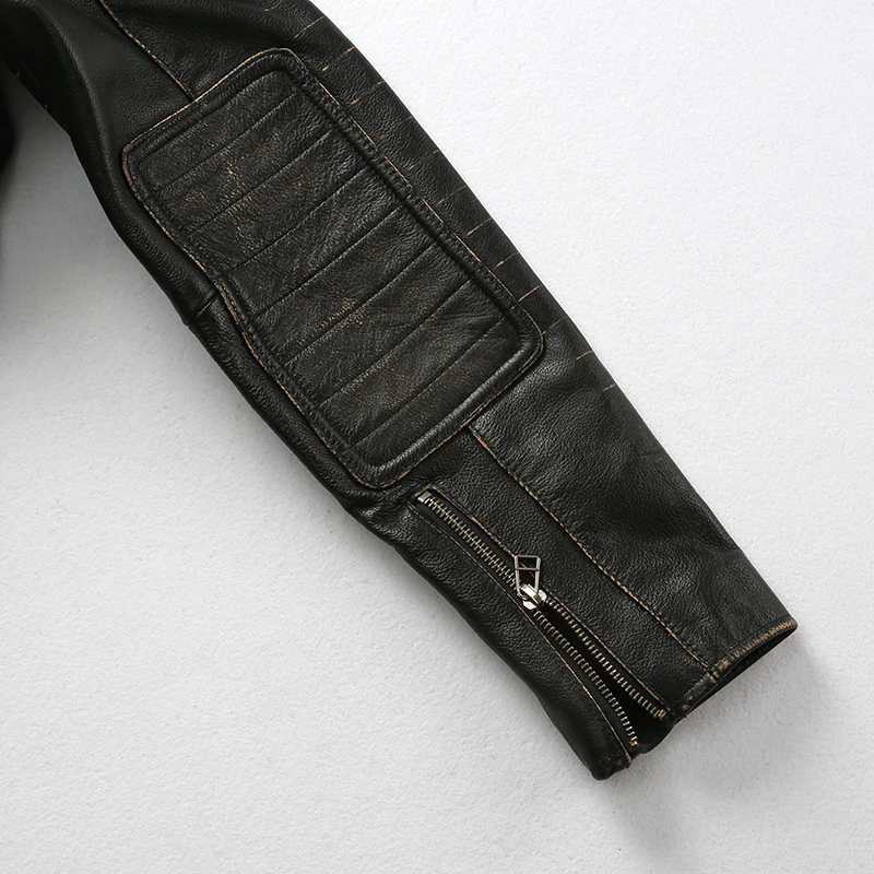 Read Offer ! 2920 Super Description! Asian Size Genuine Cow Skin Mens Cowhide Casual Vintage Leather Jacket
Read Offer ! 2920 Super Description! Asian Size Genuine Cow Skin Mens Cowhide Casual Vintage Leather Jacket